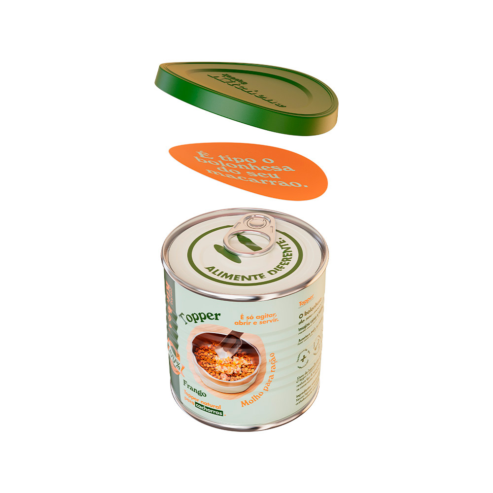 Molho Zee.Dog Kitchen Topper para Cães Sabor Frango 300 g
