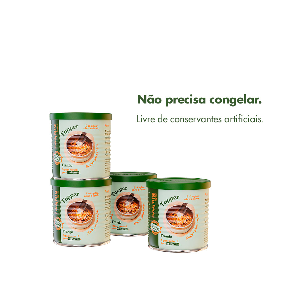 Molho Zee.Dog Kitchen Topper para Cães Sabor Frango 300 g