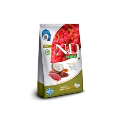 Ração N&D Quinoa Pele e Pelo para Cães Adultos de Porte Mini e Pequeno Sabor Pato, Quinoa, Coco e Cúrcuma