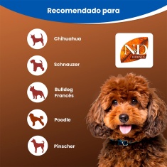Ração Farmina N&D Brown para Cães Adultos de Porte Mini Sabor Cordeiro, Spirulina e Cenoura 2 kg
