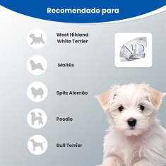 Ração Farmina N&D White para Cães Adultos de Porte Mini Sabor Merluza, Spirulina e Erva Doce 2 kg