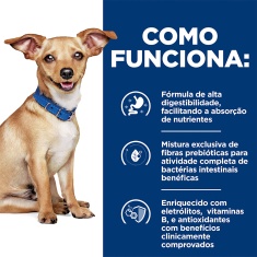 Ração Hill's Prescription Diet i/d Pedaços Pequenos Cuidado Gastrointestinal para Cães
