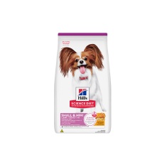 Ração Hill's Science Diet Light com baixas calorias Pequenos e Mini para Cães Adultos Sabor Frango 2.04 kg