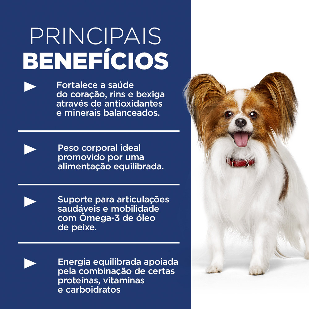 Ração Hill's Science Diet Light com baixas calorias Pequenos e Mini para Cães Adultos Sabor Frango 2.04 kg