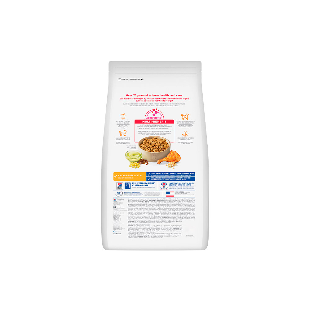 Ração Hill's Science Diet Light com Baixas Calorias para Cães Adultos Sabor Frango 6.8 kg