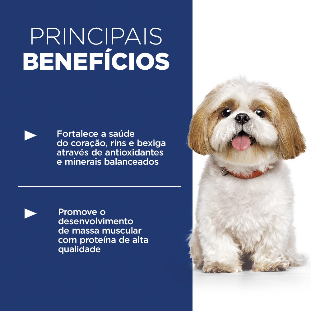 Ração Hill's Science Diet Adulto 7+ Pedaços Pequenos para Cães Idosos Sabor Frango 2.26 kg