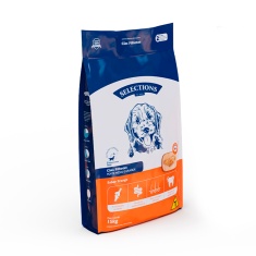 Ração Selections For Pet para Cães Filhotes Médios/Grandes Sabor Frango 15 kg