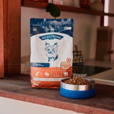 Ração Selections For Pet para Cães Adultos de Porte Pequeno e Mini Sabor Frango