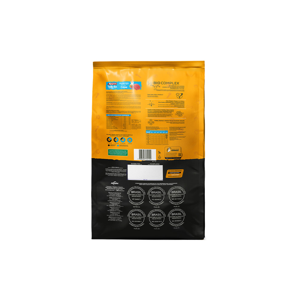 Ração Magnus Todo Dia para Cães Filhotes Sabor Carne Ração Magnus Todo Dia para Cães Filhotes Sabor Carne