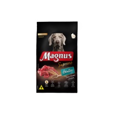 Ração Magnus Supreme Carne, Cereais e Linhaça para Cães Adultos 15  kg