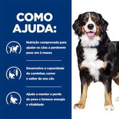 Ração Seca Hill's Prescription Diet Metabolic + Mobility para Cães 3.85 kg