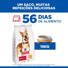 Ração Hill's Science Diet para Cães Adultos Sabor Frango 6,8 kg