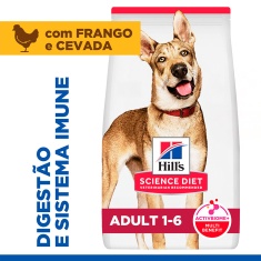 Ração Hill's Science Diet para Cães Adultos Sabor Frango 6,8 kg