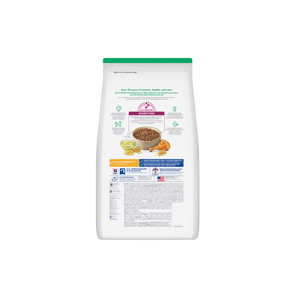 Ração Hill's Science Diet para Cães Filhotes Sabor Frango 7.03 kg