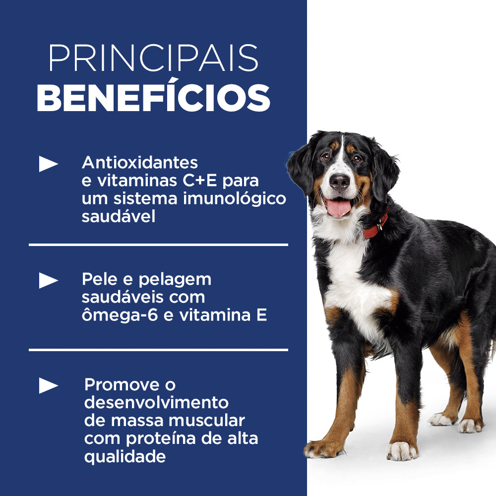 Ração Hill's Science Diet para Cães Adultos Raças Grandes Sabor Frango 12 kg