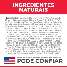 Ração Hill's Science Diet Adulto 7+ Pedaços Pequenos para Cães Idosos Sabor Frango 6.8 kg