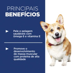 Ração Hill's Science Diet Pedaços Pequenos para Cães Adultos Sabor Frango