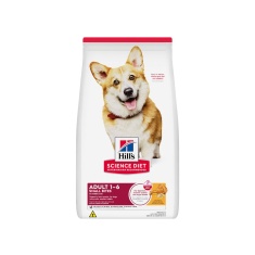 Ração Hill's Science Diet Pedaços Pequenos para Cães Adultos Sabor Frango