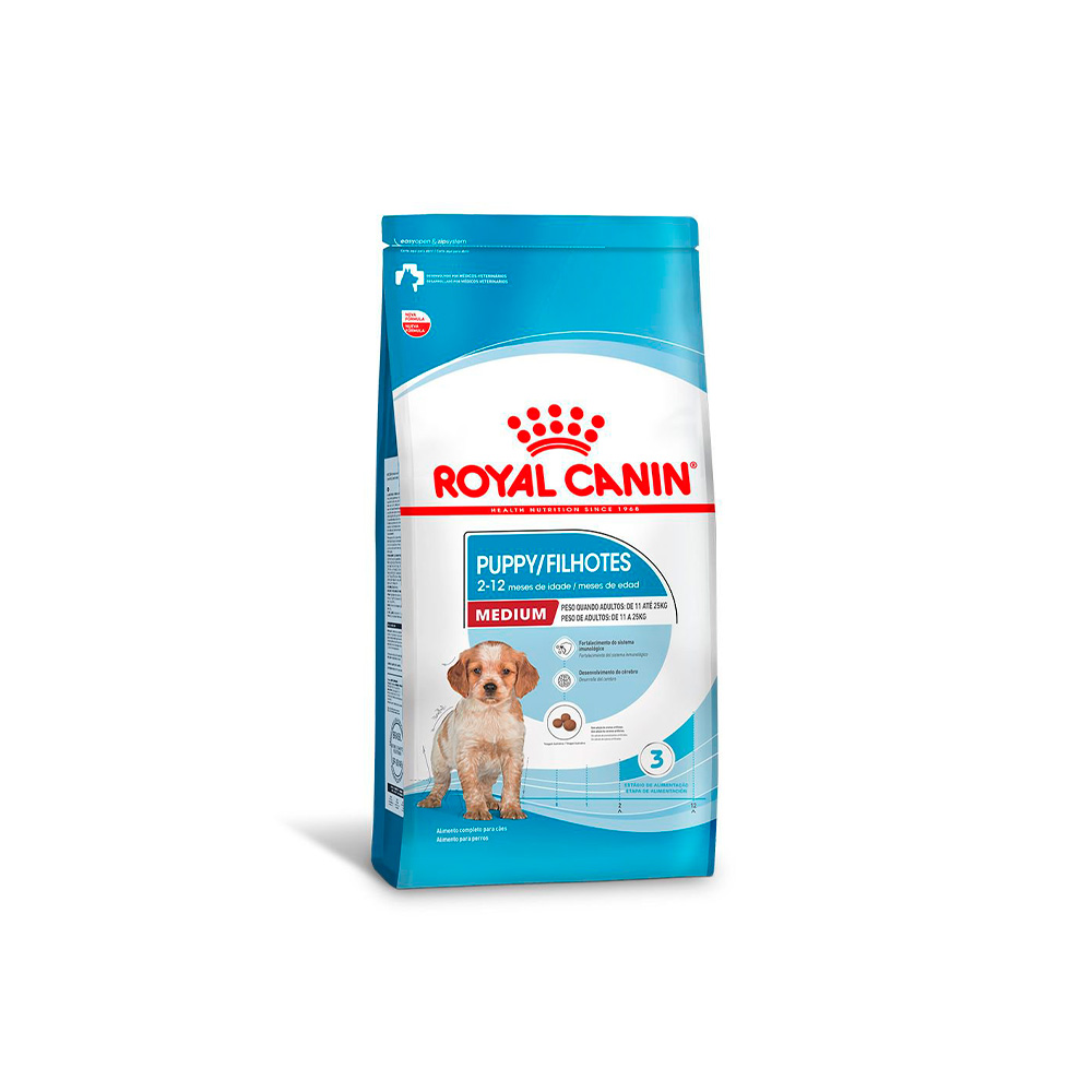 Ração Seca Royal Canin Medium Puppy para Cães Filhotes de Porte Médio