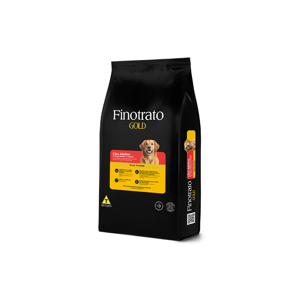 Ração Finotrato Gold para Cães Adultos de Porte Grande e Gigante Ração Finotrato Gold para Cães Adultos de Porte Grande e Gigante