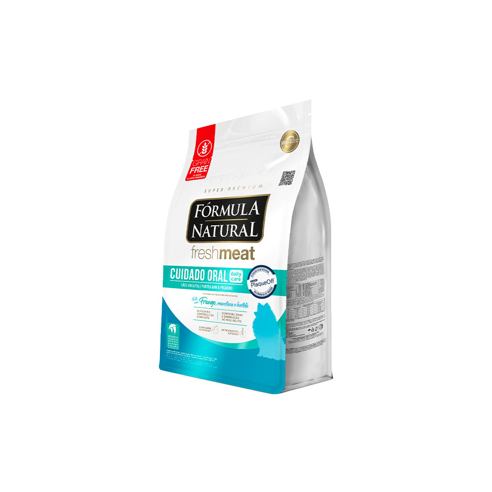 Ração Fórmula Natural Fresh Meat Cuidado Oral para Cães Adultos de Pequeno e Médio Porte