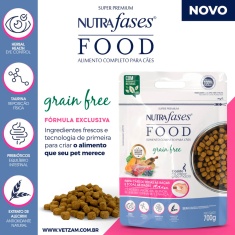 Ração Nutrafases Food Sabor Cordeiro, Abóbora e Quinoa para Cães