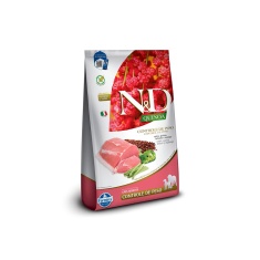 Ração Farmina N&D Quinoa Controle de Peso para Cães Adultos de Raças Médias e Grandes Sabor Suíno, Quinoa, Brócolis e Aspargo 10,1kg
