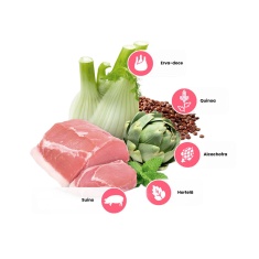 Ração Farmina N&D Quinoa Cuidado Digestivo para Cães Adultos de Raças Médias e Grandes Sabor Carne Suína, Quinoa, Erva-Doce, Hortelã e Alcachofra 10,1kg