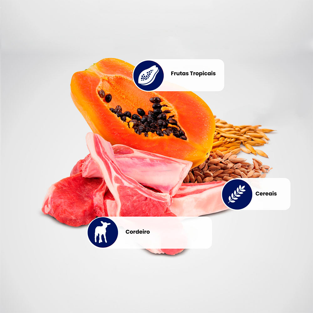 Ração Farmina N&D Tropical Selection para Cães Adultos de Porte Médio e Grande Sabor Cordeiro, Cereais e Frutas Tropicais