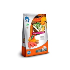 Ração Farmina N&D Tropical Selection para Cães Adultos de Porte Médio e Grande Sabor Salmão, Cereais e Frutas Tropicais