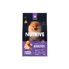 Ração Nutrive Select para Cães Adultos de Porte Pequeno Sabor Frango e Arroz