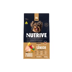 Ração Nutrive Select para Cães Sênior de Pequeno Porte Sabor Frango e Arroz