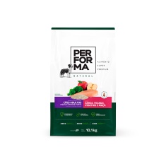 Ração Performa Natural para Cães Adultos de Médio e Grande Porte Sabor Arroz, Frango, Vegetais e Maçã