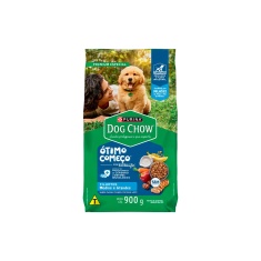 Ração Dog Chow para Cães Filhotes de Porte Médio e Grande Sabor Carne, Frango e Arroz
