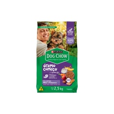 Ração Dog Chow para Cães Filhotes de Raças Pequenas Sabor Frango e Arroz