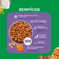 Ração Dog Chow para Cães Filhotes de Raças Pequenas Sabor Frango e Arroz