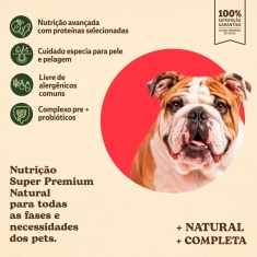 Ração Quatree Supreme Dermasense para Cães Adultos de Porte Médio e Grande Sabor Cordeiro e Salmão 15 kg