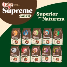 Ração Supreme Quatree Light para Cães Adultos Castrados de Porte Pequeno Sabor Frango e Salmão