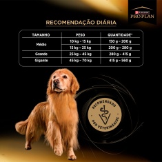 Ração Nestlé Purina Pro Plan Longevidade Excepcional para Cães Sênior de Porte Médio e Grande Sabor Frango