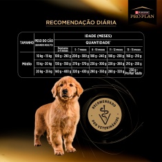 Ração Nestlé Purina Pro Plan Desenvolvimento Excepcional para Cães Filhotes de Porte Médio Sabor Frango