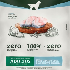 Ração Bionatural Sensitive para Cães Adultos de Porte Médio e Grande Sabor Peixe Branco