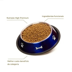 Ração Joy High Premium para Cães Filhotes de Raças Pequenas Sabor Frango e Carne
