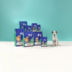 Ração Joy High Premium para Cães Adultos de Raças Pequenas Sabor Frango e Carne