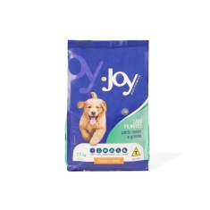 Ração Joy High Premium para Cães Filhotes de Raças Médias e Grandes Sabor Frango e Carne