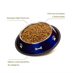 Ração Joy High Premium para Cães Filhotes de Raças Médias e Grandes Sabor Frango e Carne
