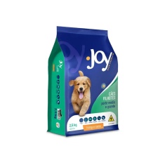 Ração Joy High Premium para Cães Filhotes de Raças Médias e Grandes Sabor Frango e Carne