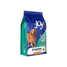 Ração Joy High Premium para Cães Adultos de Raças Médias e Grandes Sabor Frango e Carne