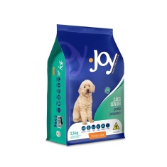 Ração Joy High Premium para Cães Sênior de Raças Pequenas Sabor Frango e Carne