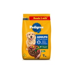 Ração Pedigree Carne e Vegetais Cães Adultos Raças Médias e Grandes