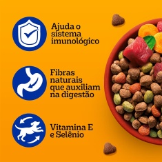 Ração Pedigree Carne e Vegetais Cães Adultos Raças Médias e Grandes